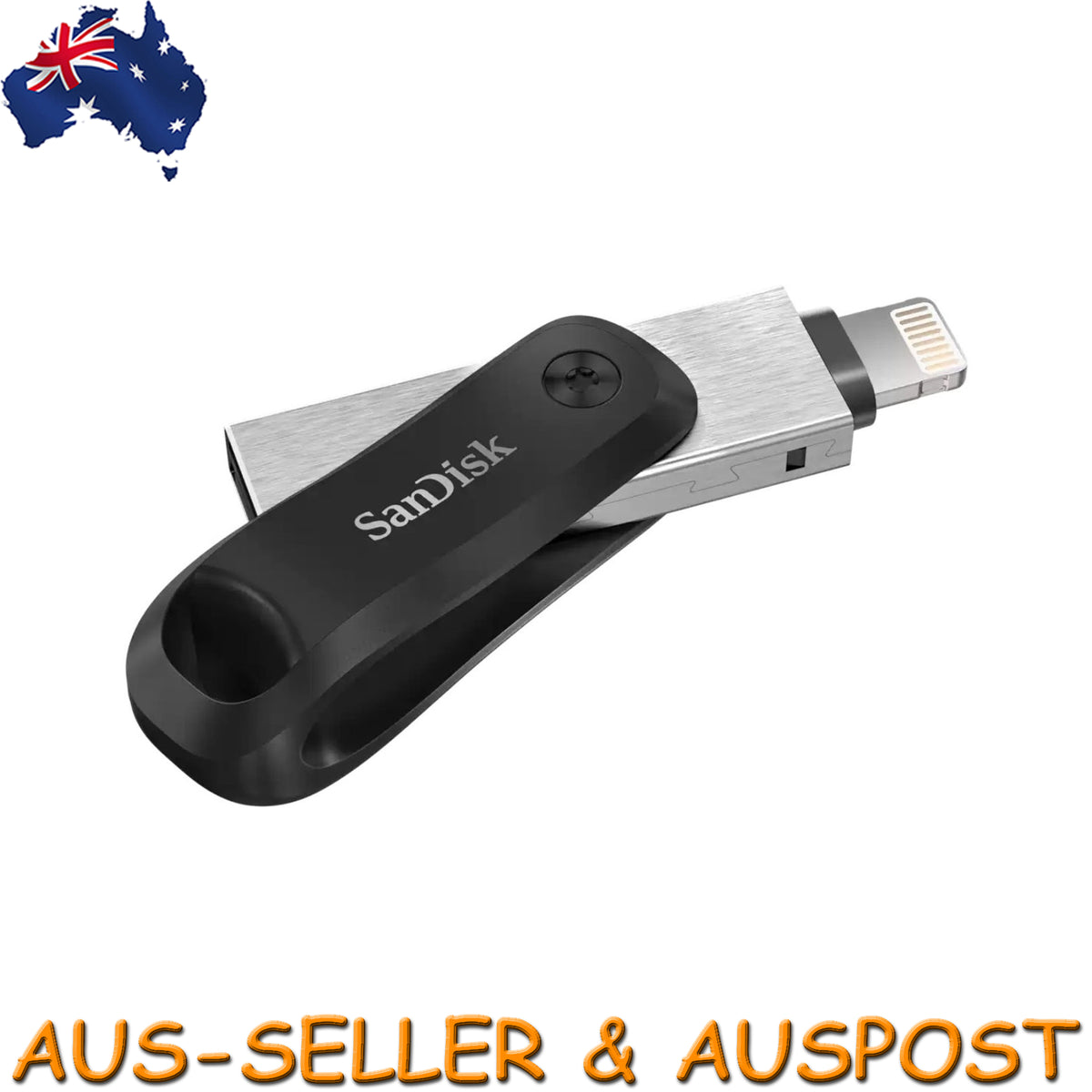 SanDisk iXpand Go 256GB USB 3.0 Lighting Flash Drive iPhone iPad PC OTG Pen