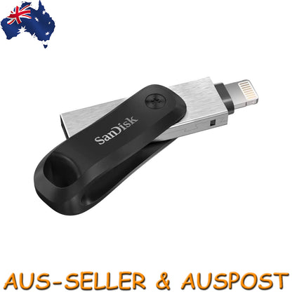SanDisk iXpand Go 256GB USB 3.0 Lighting Flash Drive iPhone iPad PC OTG Pen