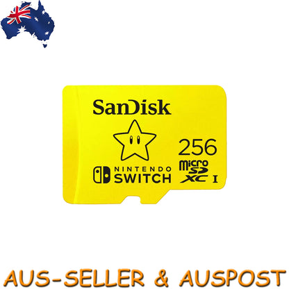 SanDisk Nintendo 256GB Micro SD Card SDXC 100MB/S Memory TF Card Nintendo Switch