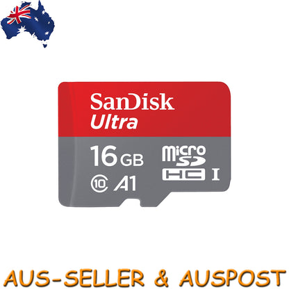 SanDisk Ultra 16GB Micro SD SDHC Card 98MB/S Mobile Tablet Memory Card Full HD