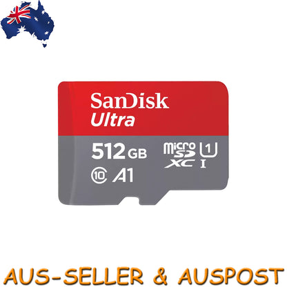 SanDisk Ultra 512GB Micro SD SDXC Card 120MB/S Mobile Tablet Memory Card Full HD