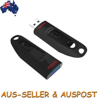 SanDisk Ultra CZ48 64GB 130MB/S USB 3.0 Flash Drive Memory Stick Pen PC MAC
