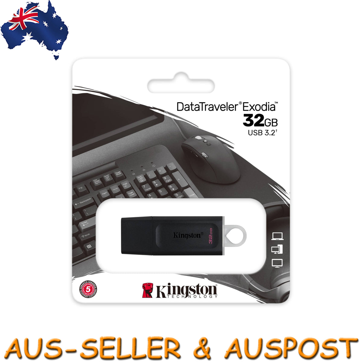 Kingston Data Traveler Exodia 32GB USB 3.2 Flash Drive Memory Stick Pen PC Mac