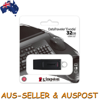 Kingston Data Traveler Exodia 32GB USB 3.2 Flash Drive Memory Stick Pen PC Mac