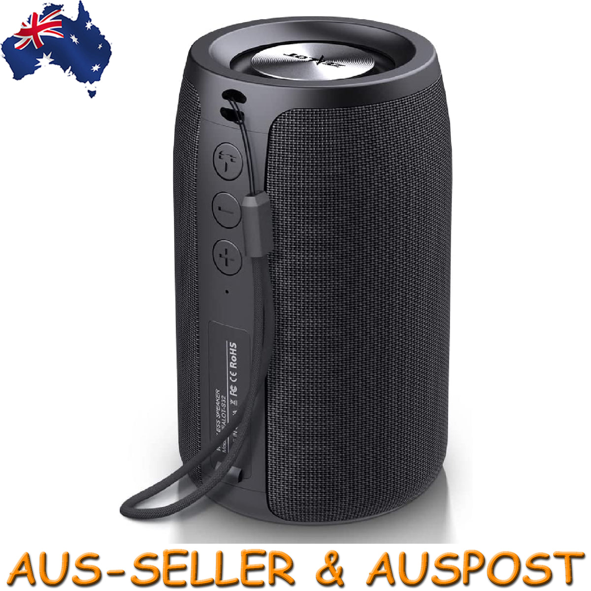 Portable Wireless Bluetooth Stereo Music Waterproof Boom Sound Speaker Universal