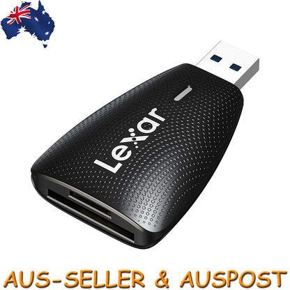Lexar 2-In-1 USB 3.1 Multi Memory Card Reader SD Micro SD Portable High Speed