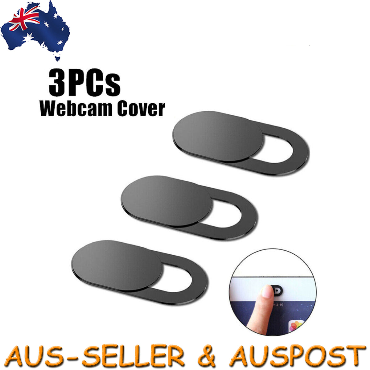 Ultra-Thin Webcam Slide Cover Laptop IPad Web Camera Cover Protection Privacy