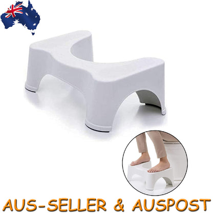 Non-Slip Toilet Step Stool Sit & Squat Squatty Potty Stool Eco Healthy Bathroom