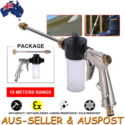 Car Wash Foam Gun High Pressure Water Soap Sprayer Lance Bottle Cleaning Kits