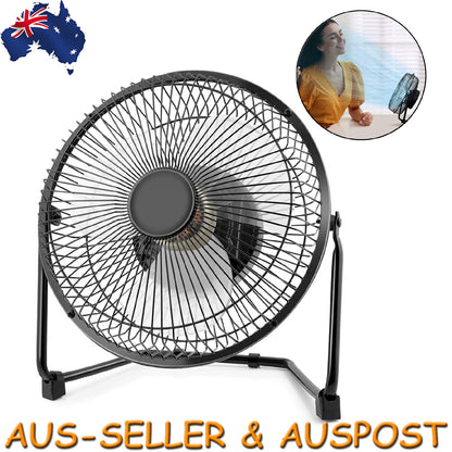 Portable USB Powered Mini Desk Fan Rechargeable Travel Small Fan Cooling Cooler