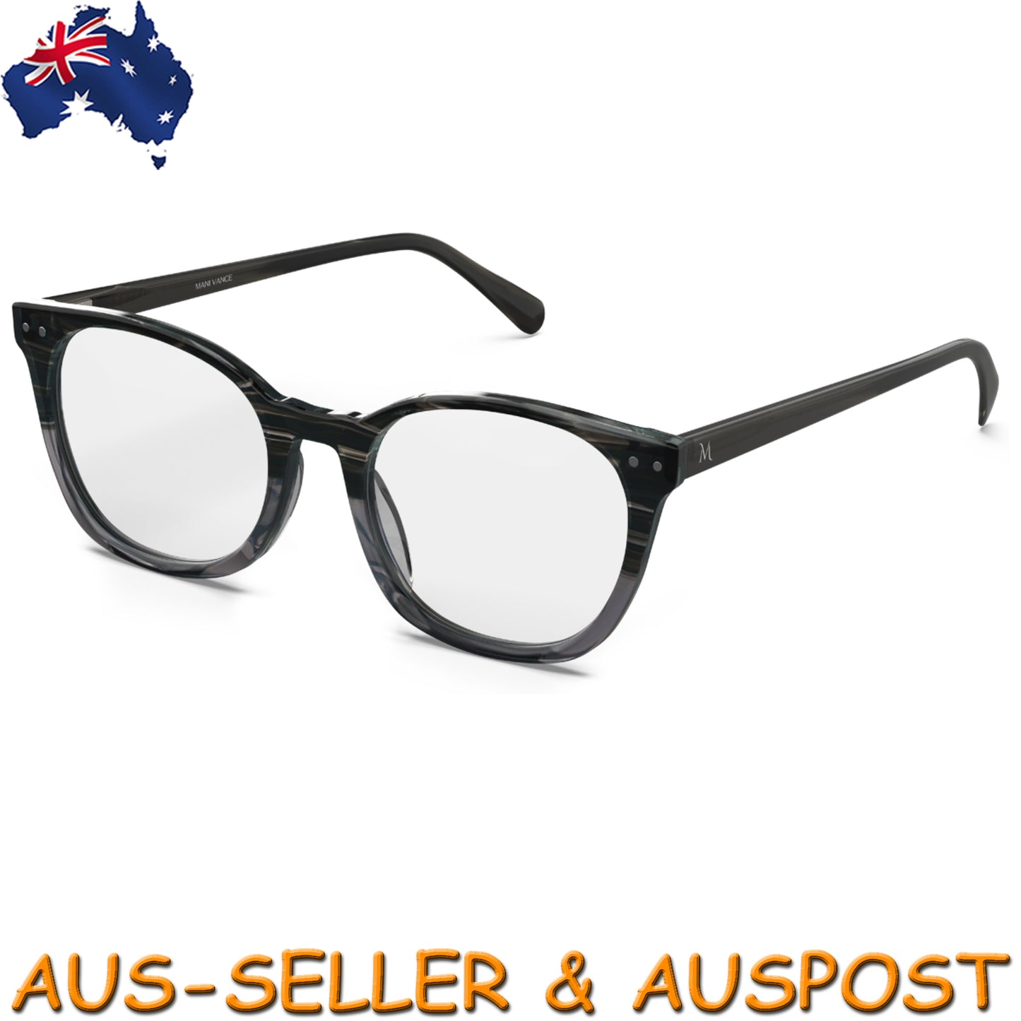 Blue Light Blocking Headache Computer Glasses Men Women Eyestrain Non Slip Gaming MANI VANCE Charlie