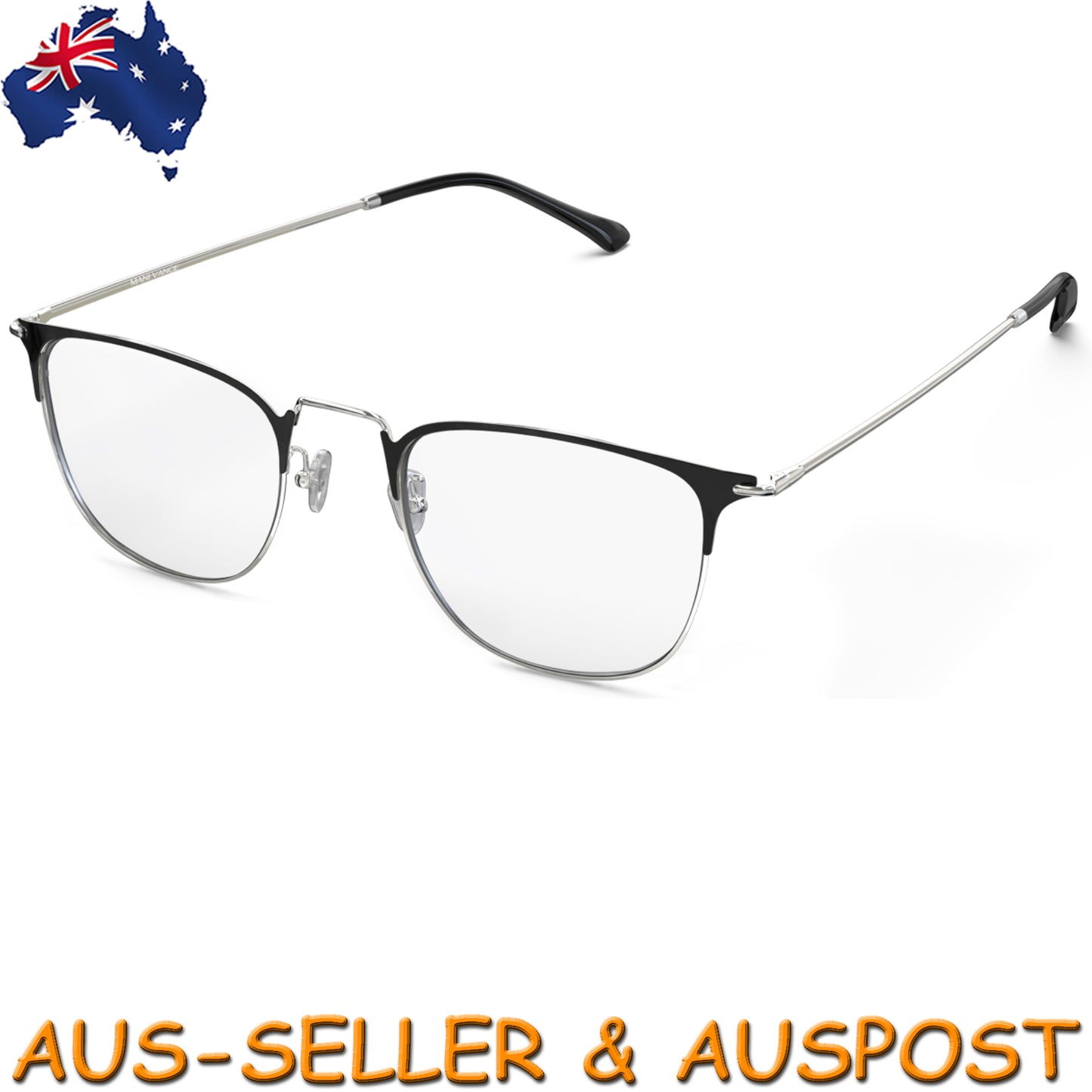 Blue Light Blocking Headache Computer Glasses Men Women Eyestrain Non Slip Gaming MANI VANCE Logan