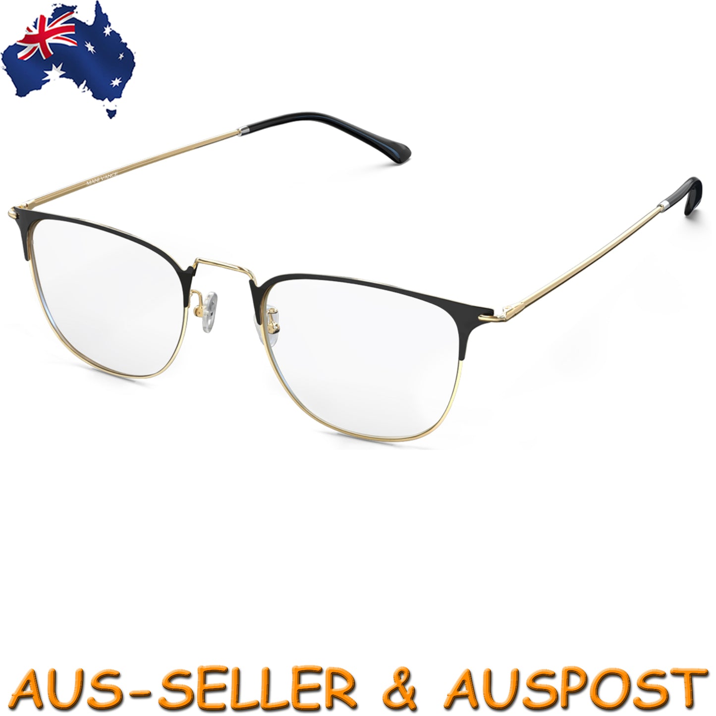 Blue Light Blocking Headache Computer Glasses Men Women Eyestrain Non Slip Gaming MANI VANCE Stevie