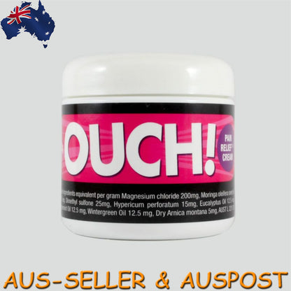 Ouch! Pain Relief Cream 100g Muscle Pain Back Pain Headache Sports Relief Fast