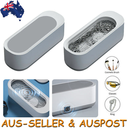 Ultrasonic Cleaner Sonic Wave Stainless Steel Tank Jewelry Watch Clean Universal