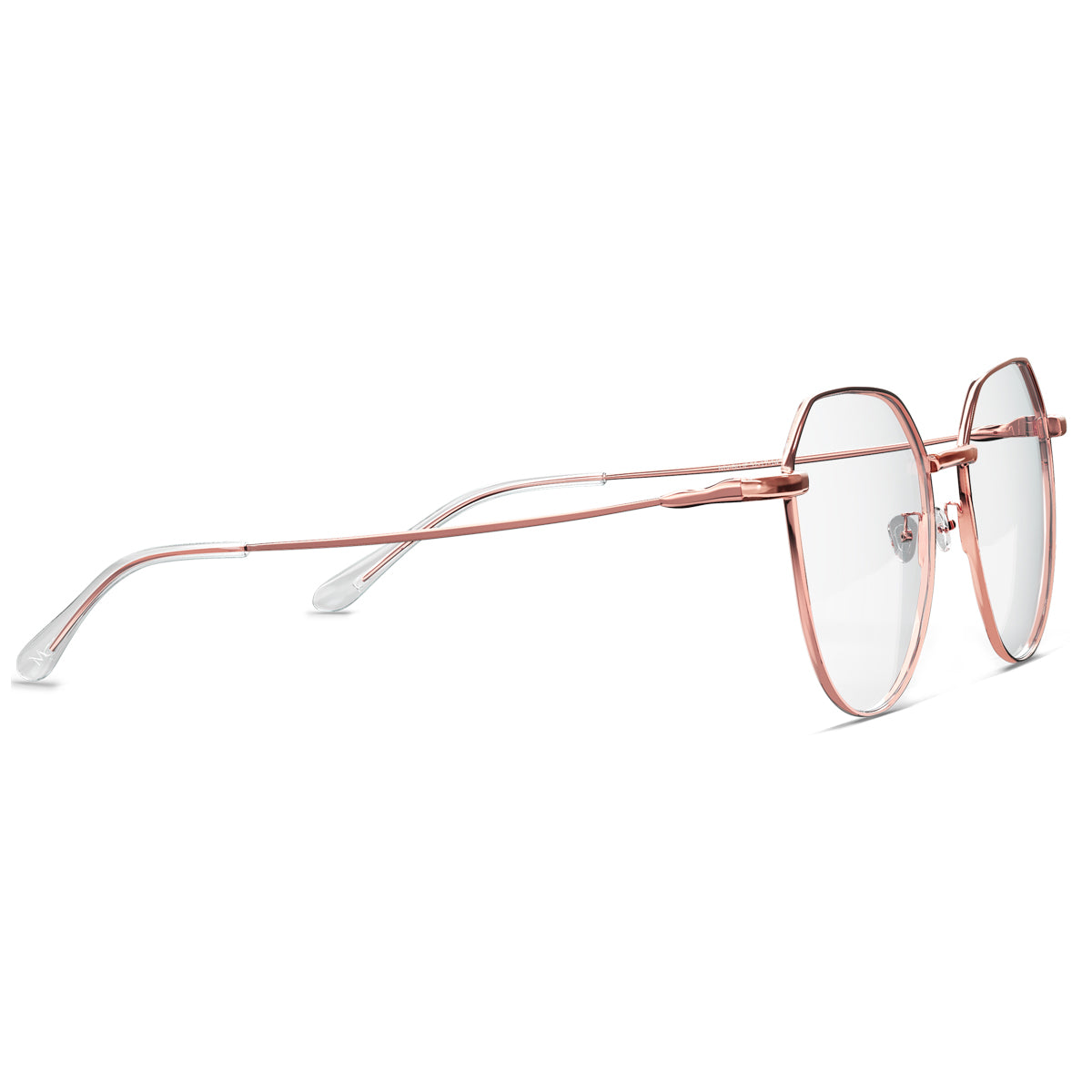 MANI VANCE Sasha Rose Gold Blue Light Blocking Computer Glasses Eye Protection