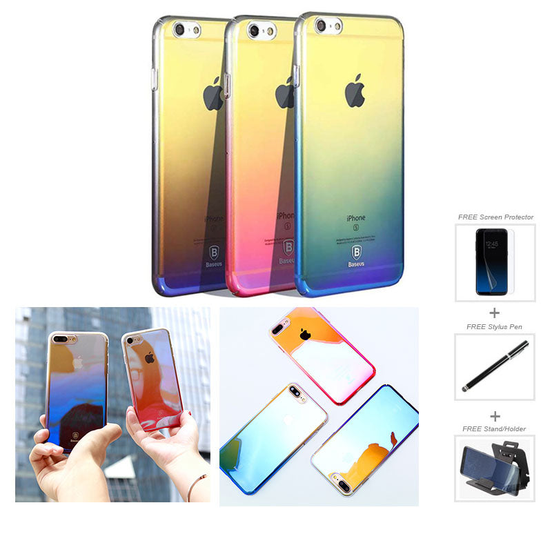 2x Apple iPhone 8 7 Plus Cover Case Skin Slim Strong BASEUS GENUINE +FREE GIFT