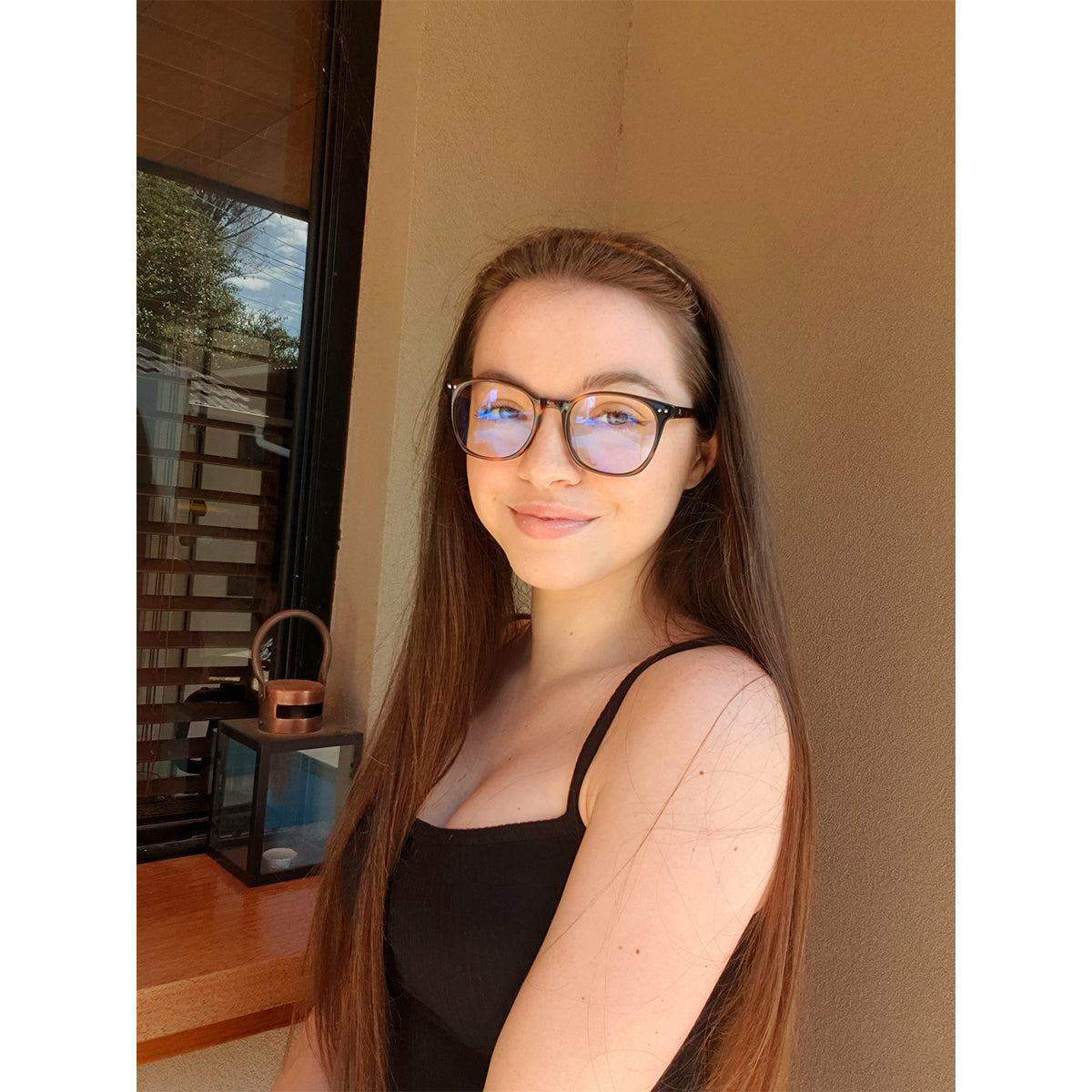 MANI VANCE Remi Tortise Blue Light Blocking Computer Glasses Eye Protection