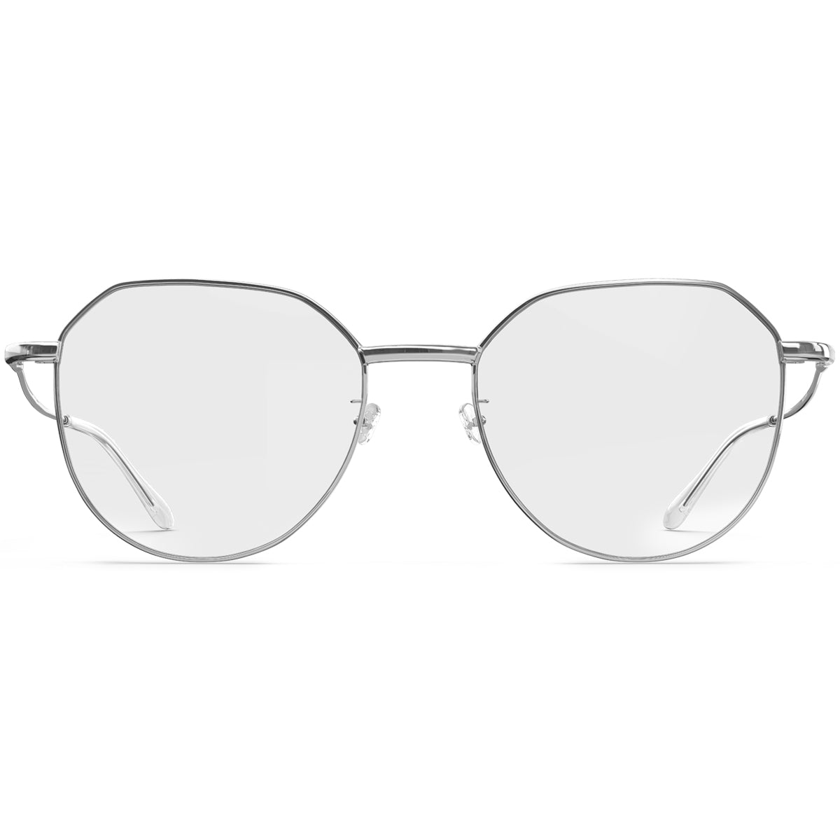 MANI VANCE Quincy Silver Blue Light Blocking Computer Glasses Eye Protection