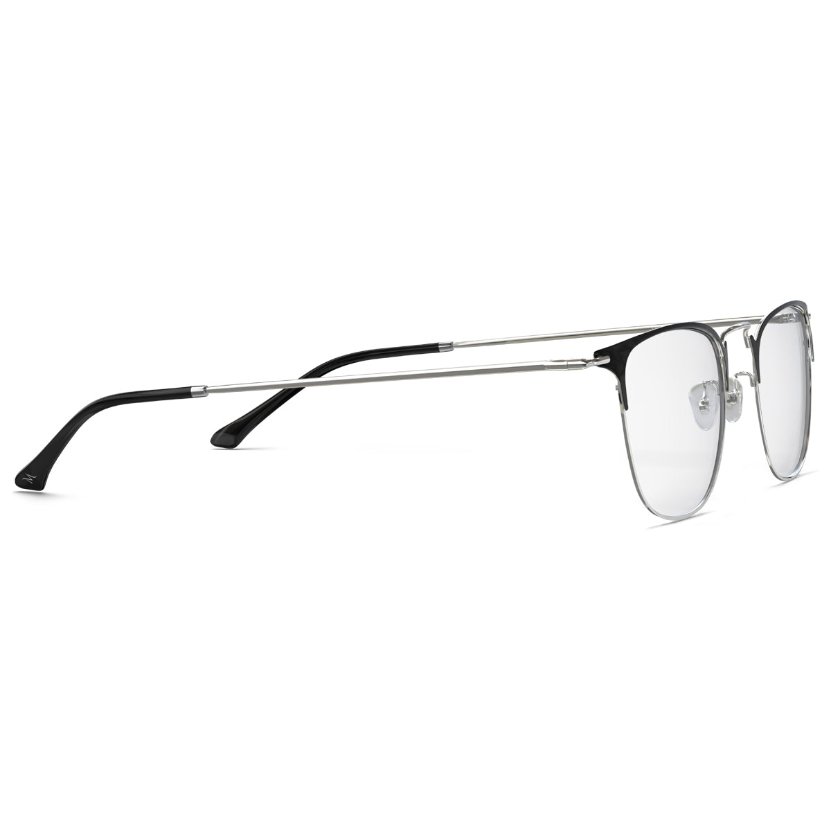 MANI VANCE Logan Silver Blue Light Blocking Computer Glasses Eye Protection