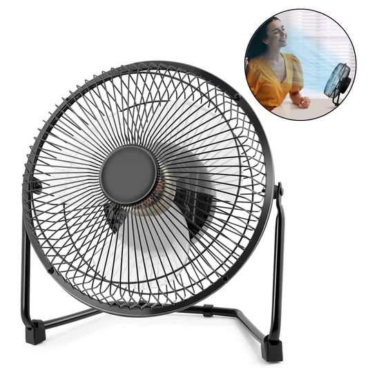 Portable USB Powered Mini Desk Fan Rechargeable Travel Small Fan Cooling Cooler