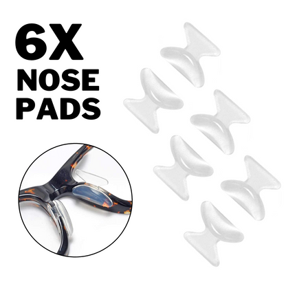 Anti-Slip Silicone Stick On Nose Pads For Eyeglass Sunglasses Glasses 6x