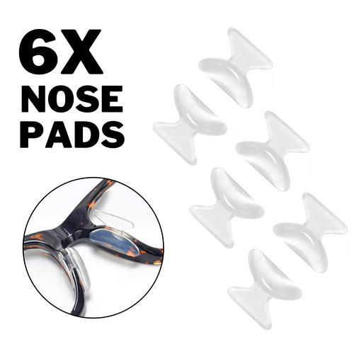 Anti-Slip Silicone Stick On Nose Pads For Eyeglass Sunglasses Glasses 6x
